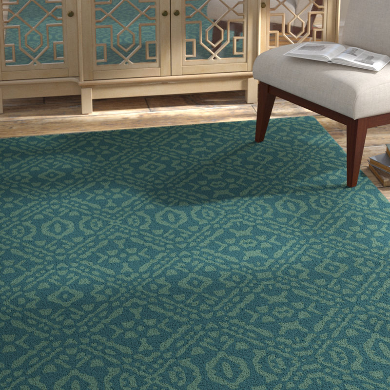 Dakota Fields Cragin Teal Area Rug Wayfair